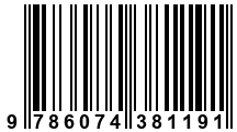 Código de Barras de '.9786074381191.'