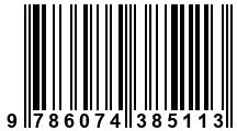 Código de Barras de '.9786074385113.'