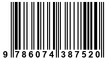 Código de Barras de '.9786074387520.'