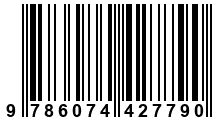 Código de Barras de '.9786074427790.'