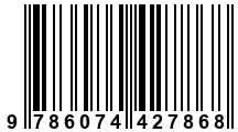 Código de Barras de '.9786074427868.'