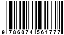 Código de Barras de '.9786074561777.'