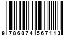 Código de Barras de '.9786074567113.'