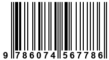 Código de Barras de '.9786074567786.'