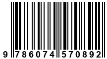 Código de Barras de '.9786074570892.'
