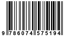 Código de Barras de '.9786074575194.'
