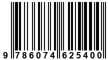 Código de Barras de '.9786074625400.'