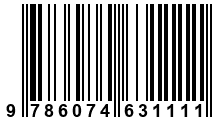 Código de Barras de '.9786074631111.'