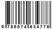 Código de Barras de '.9786074634778.'