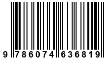 Código de Barras de '.9786074636819.'