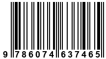 Código de Barras de '.9786074637465.'