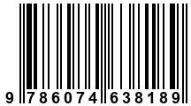 Código de Barras de '.9786074638189.'