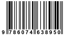 Código de Barras de '.9786074638950.'