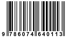 Código de Barras de '.9786074640113.'