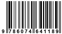 Código de Barras de '.9786074641189.'