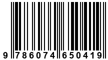 Código de Barras de '.9786074650419.'