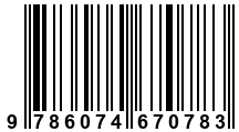 Código de Barras de '.9786074670783.'