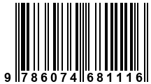 Código de Barras de '.9786074681116.'
