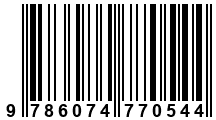 Código de Barras de '.9786074770544.'