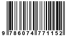 Código de Barras de '.9786074771152.'