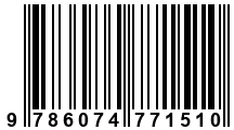 Código de Barras de '.9786074771510.'