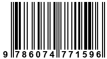 Código de Barras de '.9786074771596.'