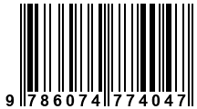 Código de Barras de '.9786074774047.'