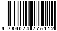 Código de Barras de '.9786074775112.'