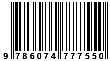 Código de Barras de '.9786074777550.'