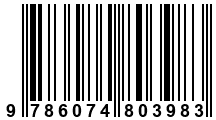 Código de Barras de '.9786074803983.'