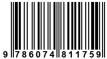 Código de Barras de '.9786074811759.'
