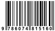 Código de Barras de '.9786074815160.'