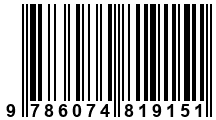 Código de Barras de '.9786074819151.'