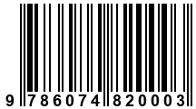 Código de Barras de '.9786074820003.'