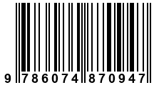 Código de Barras de '.9786074870947.'