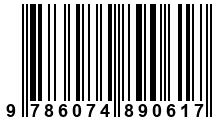 Código de Barras de '.9786074890617.'