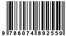 Código de Barras de '.9786074892550.'