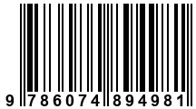 Código de Barras de '.9786074894981.'