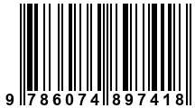 Código de Barras de '.9786074897418.'