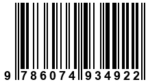 Código de Barras de '.9786074934922.'