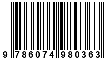 Código de Barras de '.9786074980363.'