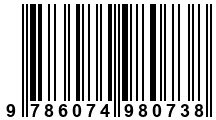 Código de Barras de '.9786074980738.'