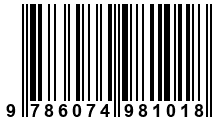 Código de Barras de '.9786074981018.'