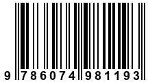 Código de Barras de '.9786074981193.'