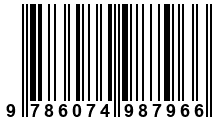 Código de Barras de '.9786074987966.'