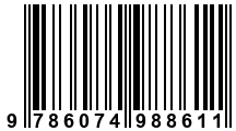 Código de Barras de '.9786074988611.'