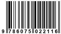 Código de Barras de '.9786075022116.'