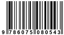 Código de Barras de '.9786075080543.'