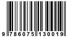 Código de Barras de '.9786075130019.'