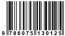 Código de Barras de '.9786075130125.'